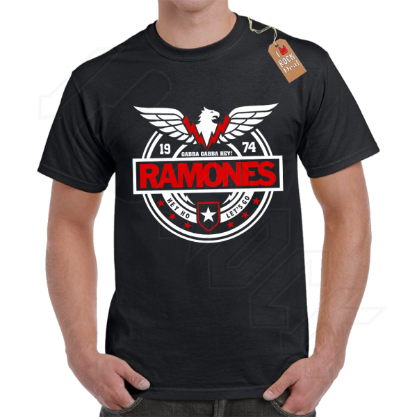 Ramones Cabba Cabba Hey T-shirt Μαύρο