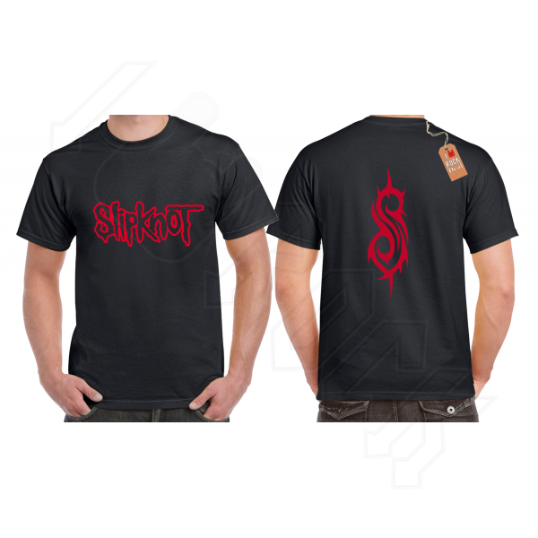  Slipknot Logo T-shirt Μαύρο