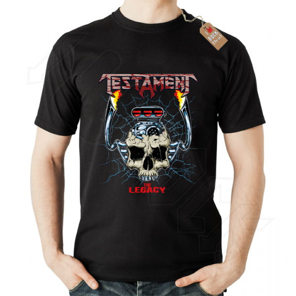 TESTAMENT T-shirt Μαύρο