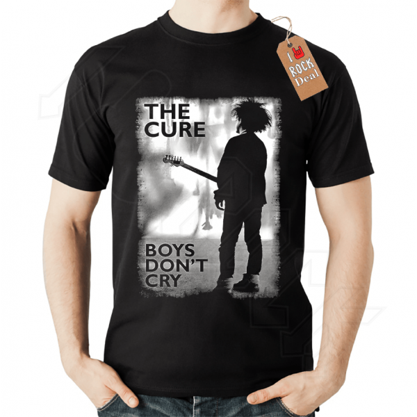 THE CURE Boys Don't Cry T-Shirt σε Μαύρο Χρώμα