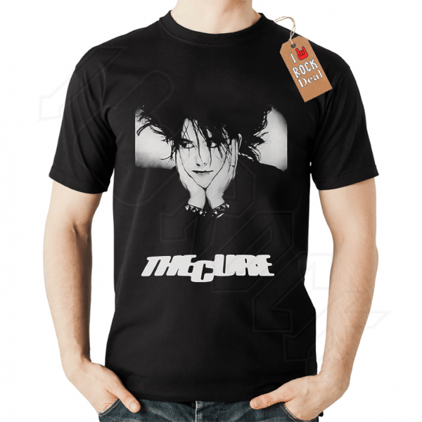 THE CURE T-Shirt σε Μαύρο Χρώμα