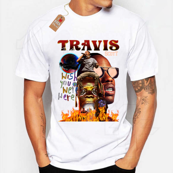 TRAVIS SCOTT T-Shirt Λευκό