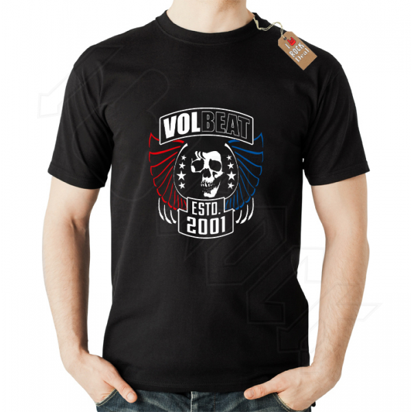 VOLBEAT T-Shirt Μαύρο