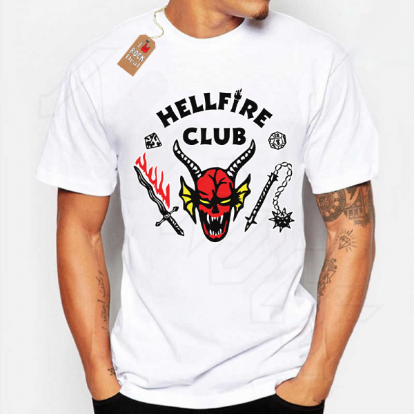 HellFire Club T-Shirt Λευκό