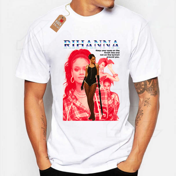 RIHANNA T-Shirt Λευκό