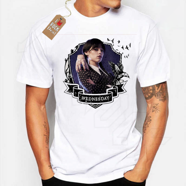 Wednesday Addams T-Shirt Άσπρο