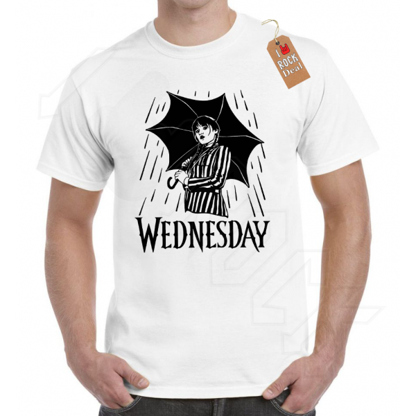 Wednesday Addams T-Shirt Άσπρο