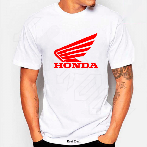 HONDA  T-shirt Λευκό 