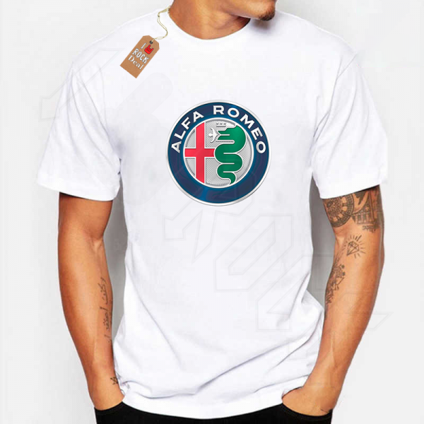 Alfa Romeo T Shirt white sublimation