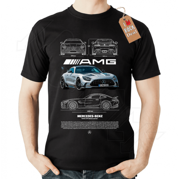 MERCEDES AMG T-shirt Μαύρο 