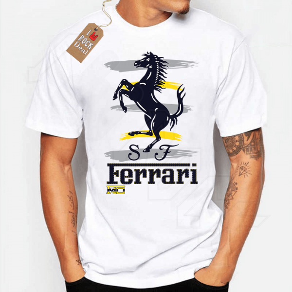 Ferrari T-shirt σε Λευκό χρώμα