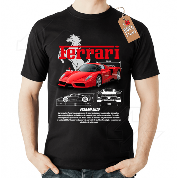 FERRARI T-shirt Μαύρο 