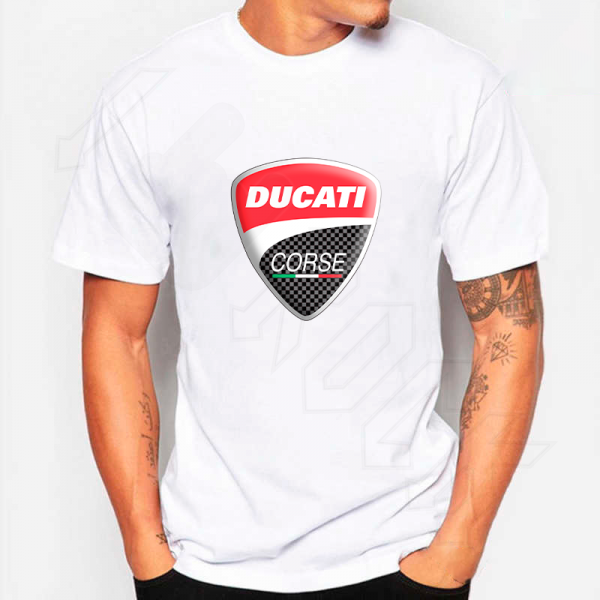 Ducati Corse T-Shirt Λευκό sublimation