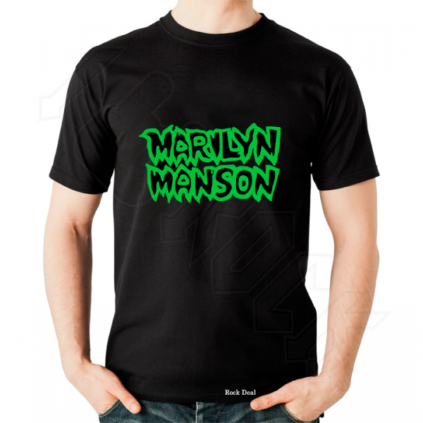 Marilyn Manson T-Shirt Μαύρο