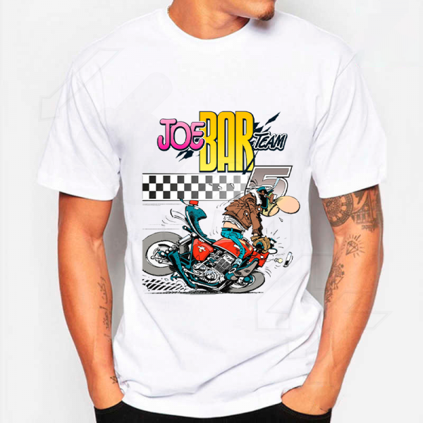 Joe Bar Team 5 T-Shirt Λευκό 