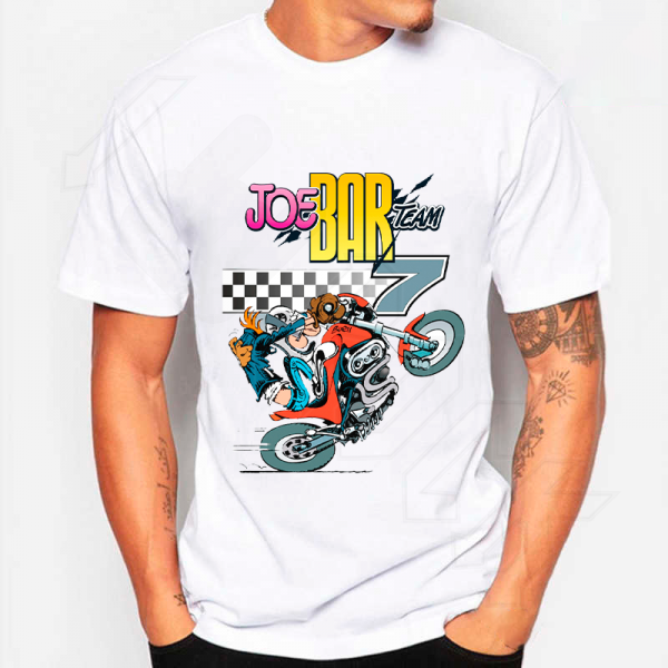Joe Bar Team 7 T-Shirt Λευκό sublimation