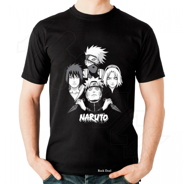 Naruto Uzumaki 2 T-Shirt Μαύρο