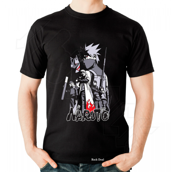 Naruto Uzumaki T-Shirt Μαύρο
