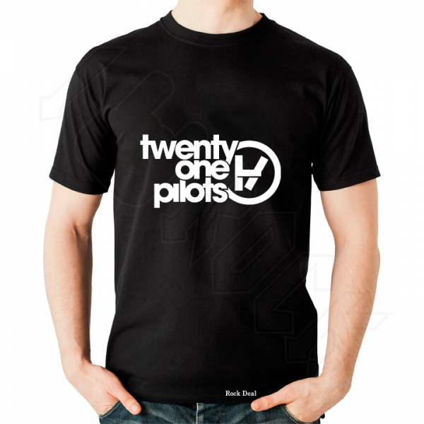 Twenty One Pilots T-Shirt Μαύρο