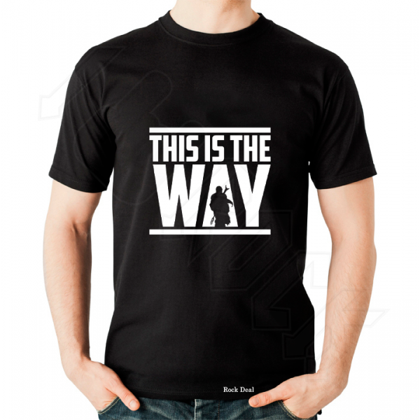 This is the Way Mandalorian Bounty Hunter T-Shirt Μαύρο