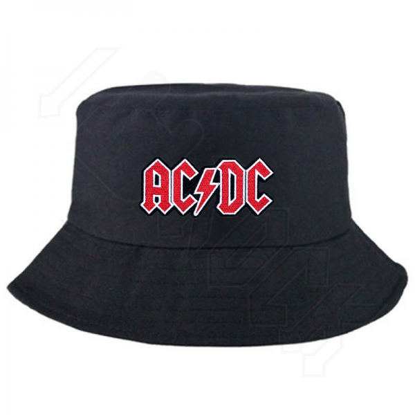 ACDC Καπέλο Bucket Μαύρο