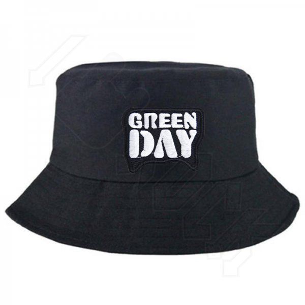 Green Day Καπέλο Bucket σε μαύρο χρώμα