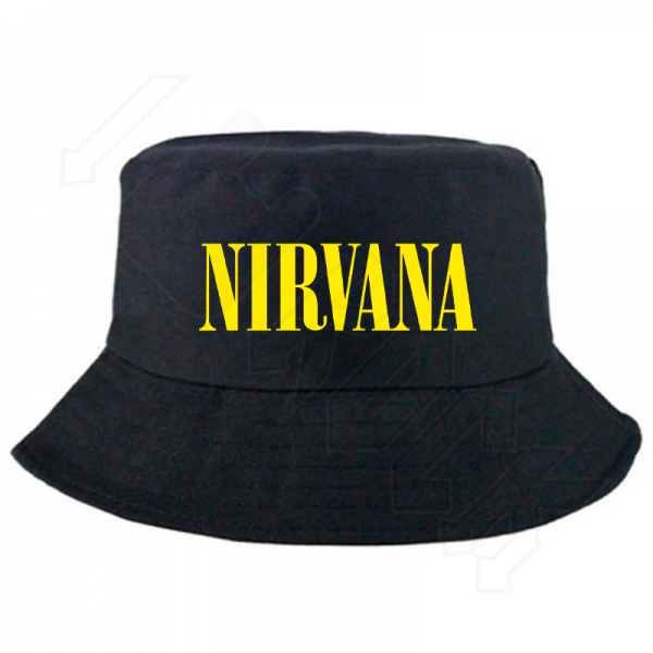 NIRVANA Καπέλο Bucket Μαύρο