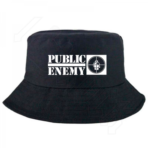 Public Enemy Καπέλο Bucket Μαύρο