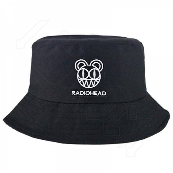 Radiohead Καπέλο Bucket σε μαύρο χρώμα