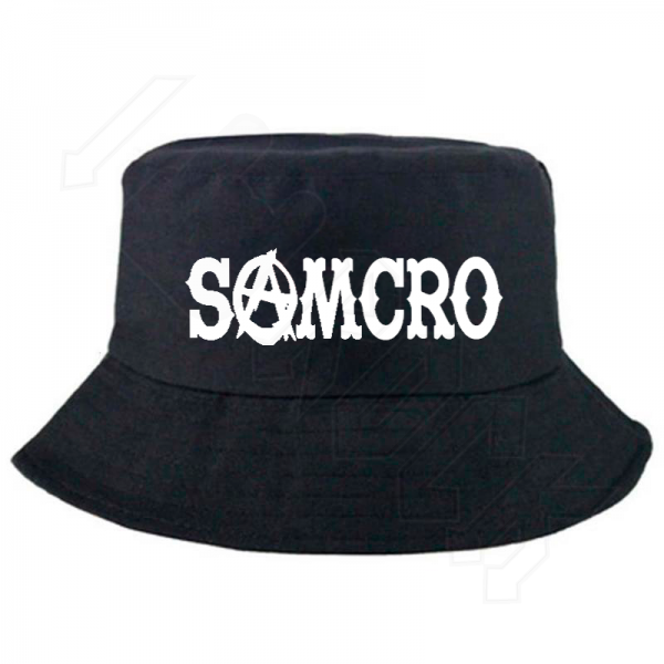 SAMCRO Καπέλο Bucket Μαύρο