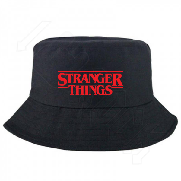  Stranger Things Καπέλο Bucket Μαύρο