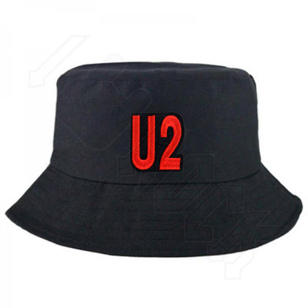 U2 Καπέλο Bucket σε μαύρο χρώμα