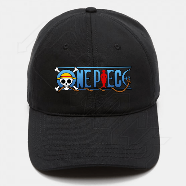 ONE PIECE Καπέλο Jockey Μαύρο Καπέλο Jockey Μαύρο
