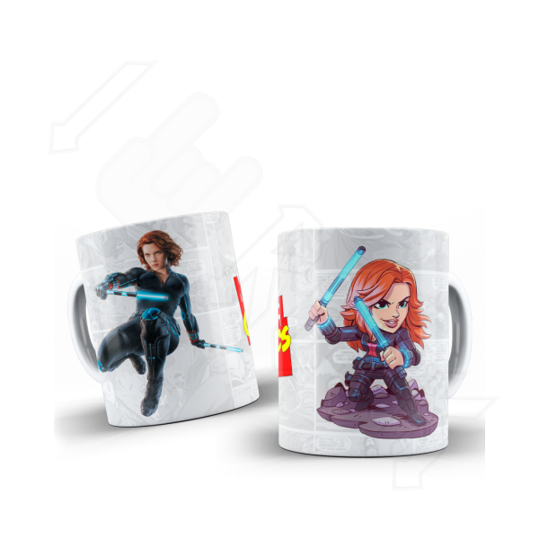 Black Widow Marvel Κεραμική Κούπα 11oz