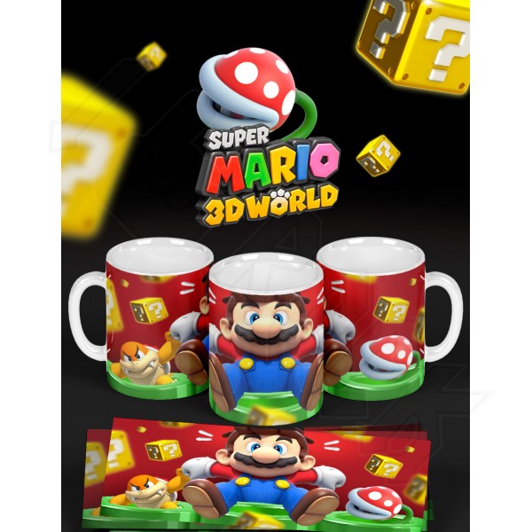 Super Mario 1 Κεραμική Κούπα 11oz