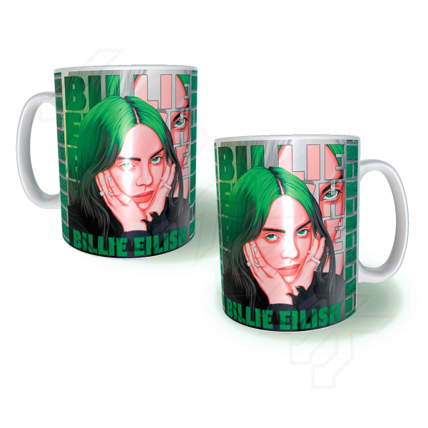 Billie Eilish Artwork Κεραμική Κούπα 11oz 