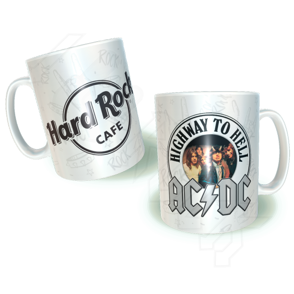 ACDC Hard Rock Cafe  Κεραμική Κούπα 11oz