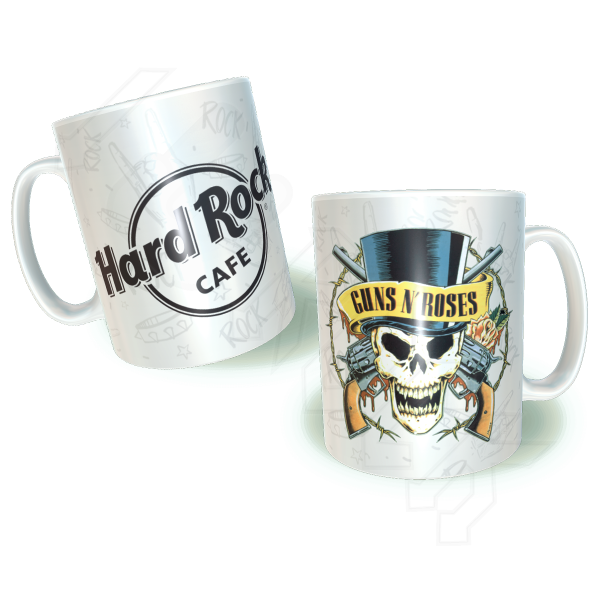Guns N' Roses Hard Rock Cafe  Κεραμική Κούπα 11oz
