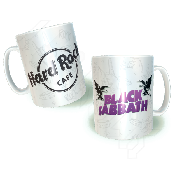 Black Sabbath Hard Rock Cafe  Κεραμική Κούπα 11oz