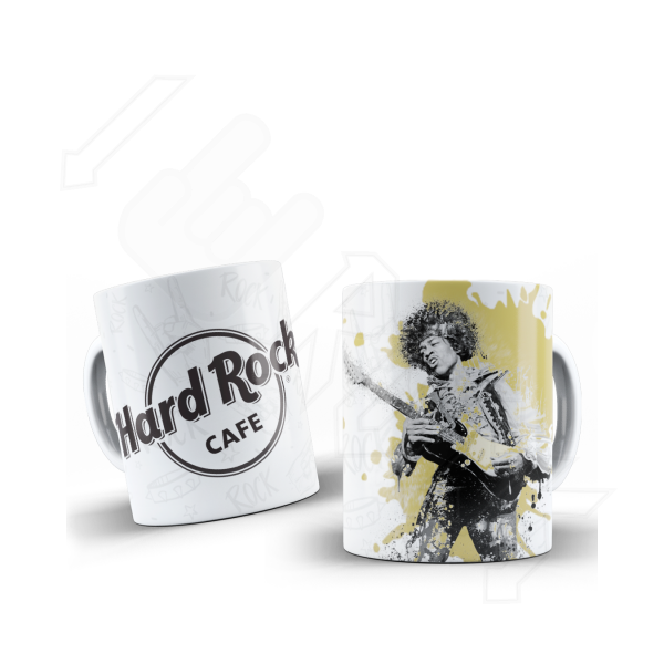 Hard Rock Cafe Jimi Hendrix Κεραμική Κούπα 11oz 