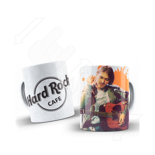  Hard Rock Cafe Kurt Cobain Κεραμική Κούπα 11oz