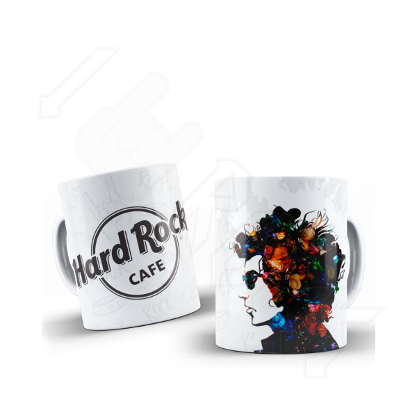  Hard Rock Cafe Bob Dylan Κεραμική Κούπα 11oz