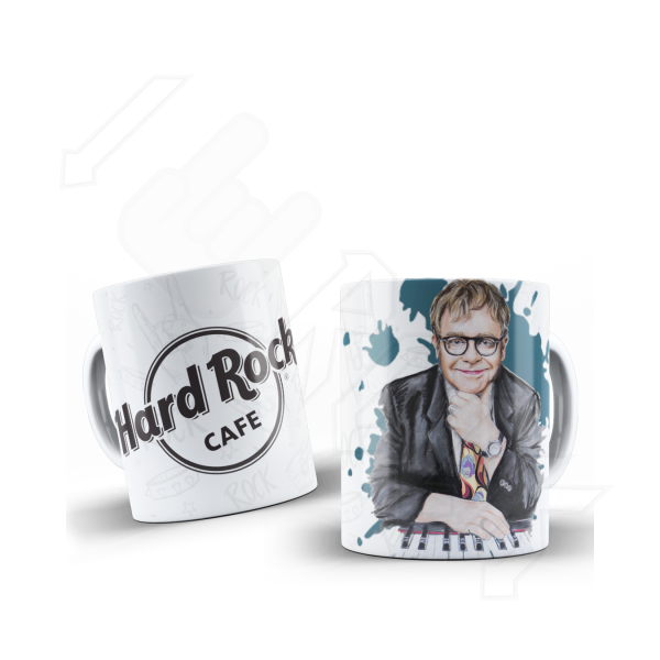 Hard Rock Cafe Elton John Κεραμική Κούπα 11oz 