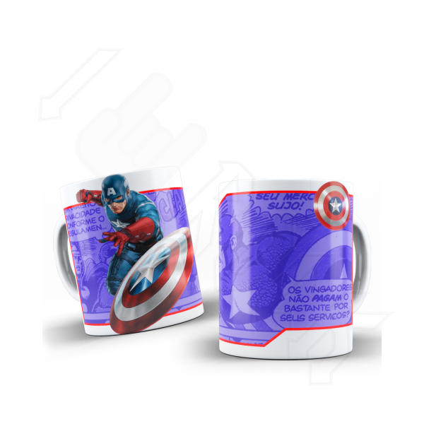 Captain America Κεραμική Κούπα 11oz 