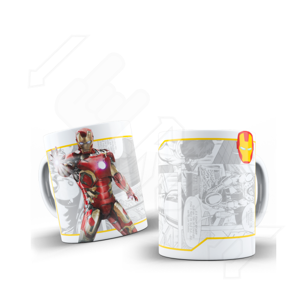 Iron Man Κεραμική Κούπα 11oz 