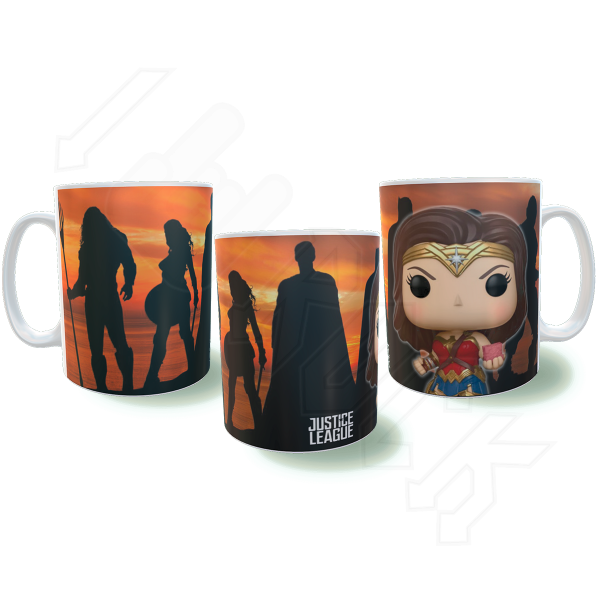 Justice League Wonder Woman Κεραμική Κούπα 325ml