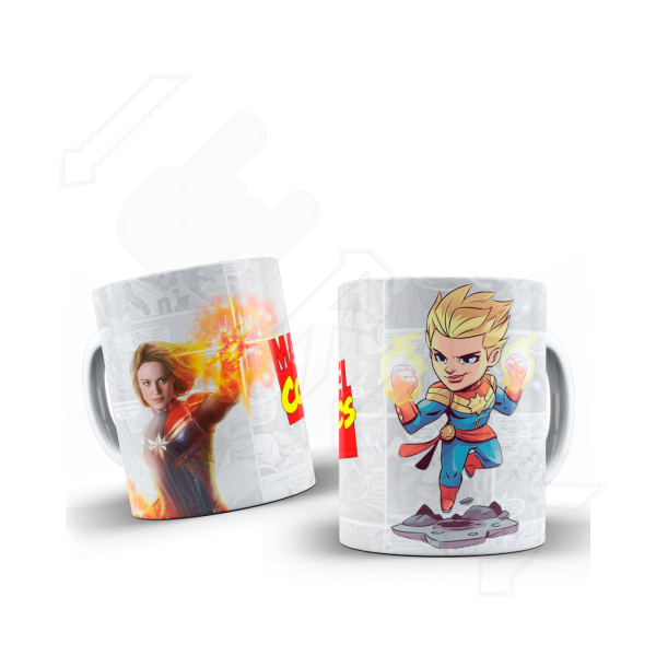 Captain Marvel Carol Danvers  Κεραμική Κούπα 11oz 
