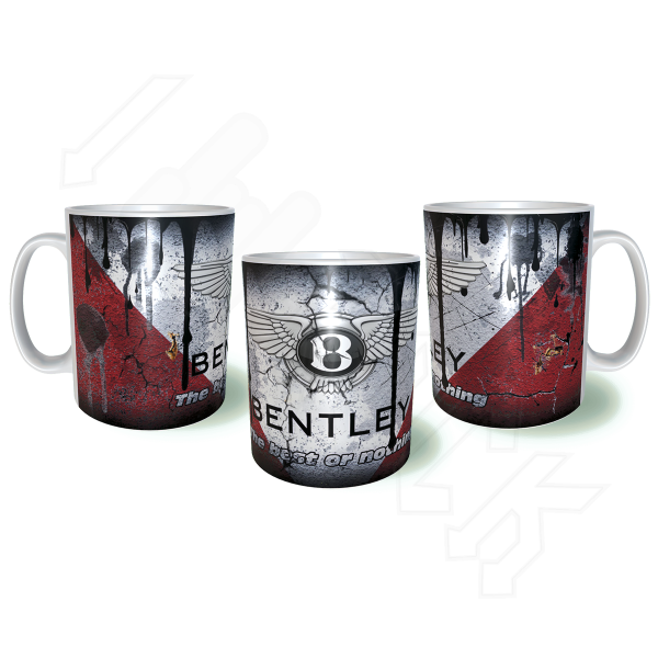 BENTLEY Λερωμένη Σκουριασμένη Κεραμική Κούπα 11oz 