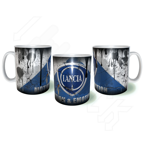 LANCIA Λερωμένη Σκουριασμένη Κεραμική Κούπα 11oz 