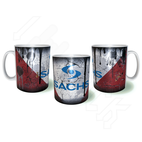 SACHS Λερωμένη Σκουριασμένη Κεραμική Κούπα 11oz 